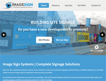 Tablet Screenshot of imagesignsystems.co.uk